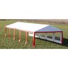 vidaXL Tenda de festa 10 x 5 m vermelho
