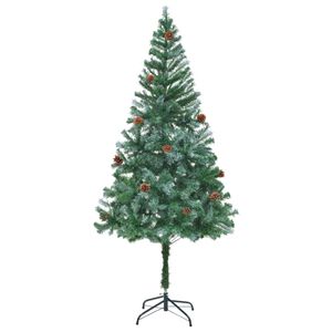 vidaXL &Aacute;rvore de Natal artificial com pinhas 180 cm