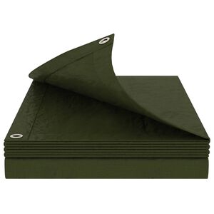 vidaXL Lona com Olhais Verde 2 x 3 m 180 gsm PE