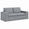 vidaXL Sof&aacute; Cinzento-claro 182 x 80 x 82 cm tecido