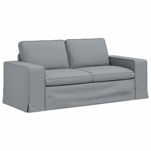 vidaXL Sof&aacute; Cinzento-claro 182 x 80 x 82 cm tecido