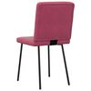 vidaXL Cadeiras de jantar 2 pcs veludo vermelho tinto
