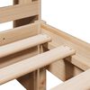 vidaXL Cama com estante sem colch&atilde;o 90x190 cm pinho maci&ccedil;o