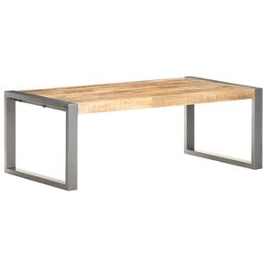 vidaXL Mesa de centro 110x60x40 cm madeira de mangueira &aacute;spera