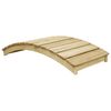 vidaXL Ponte de jardim 170x74 cm madeira pinho impregnada