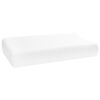 vidaXL Travesseiro para Dormir Liso Branco 80 x 40 x 12,5 cm