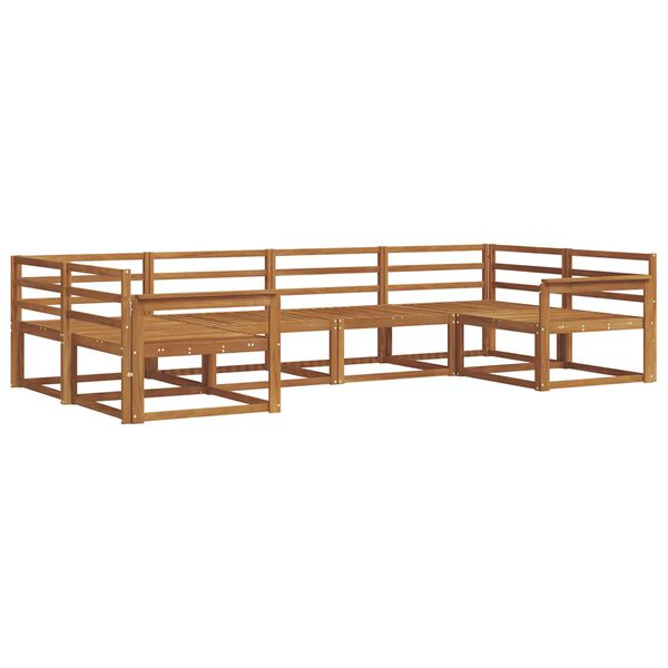 vidaXL Conjunto de Sof&aacute;s para Exterior 6 pcs Natural