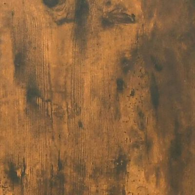 vidaXL Mesa cabeceira 40x30x30 cm derivados de madeira carvalho fumado