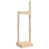 vidaXL Suporte de lenha 33,5x30x110 cm pinho maci&ccedil;o