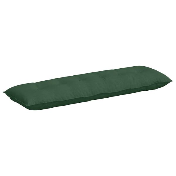 vidaXL Travesseiro para Costas Verde Selva 160 x 50 cm
