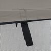 vidaXL Toldo 3 arcos Bimini paredes malha laterais 183x(185-198)x137cm