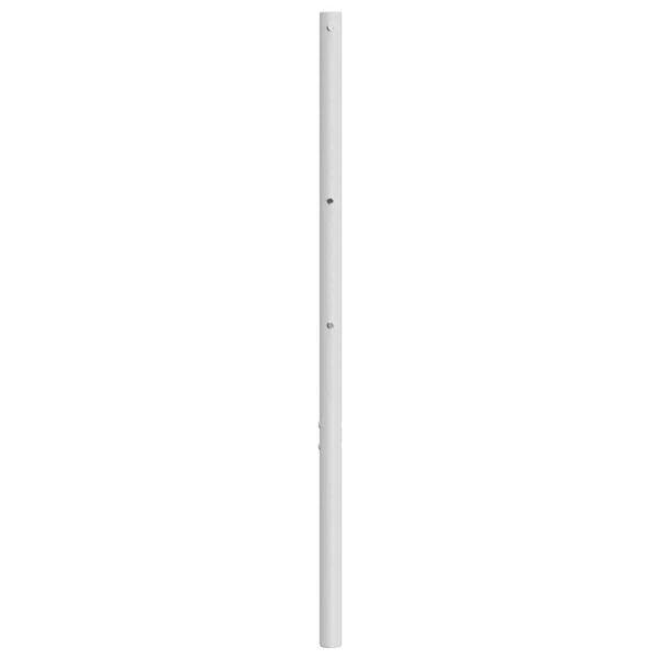 vidaXL Cabeceira de substitui&ccedil;&atilde;o 140 cm metal branco