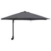 vidaXL Guarda-sol de Jardim Manual Antracite 248 x 248 x 148 cm
