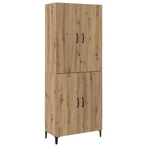 vidaXL Buff&ecirc; 2 unid. Carvalho Artesanal 69,5 x 34 x 180 cm