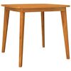 vidaXL Mesa de jardim 85x85x75 cm madeira de ac&aacute;cia maci&ccedil;a