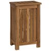 vidaXL Cesta de Lavanderia Natural Madeira de Teca S&oacute;lida