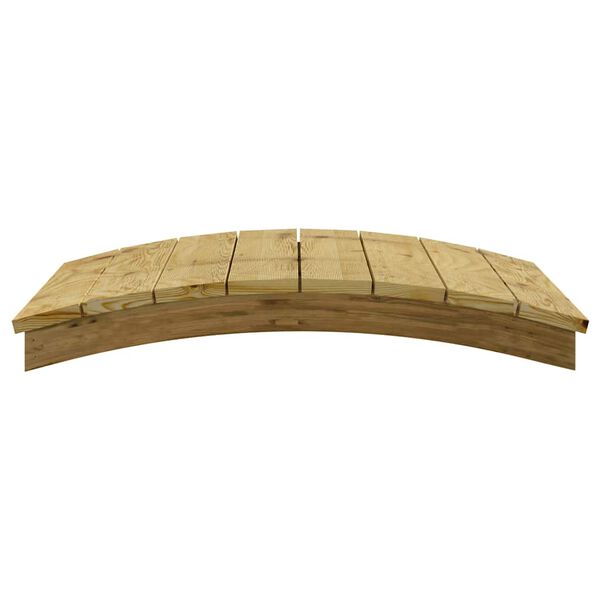 vidaXL Ponte de jardim 110x74 cm madeira de pinho maci&ccedil;a impregnada