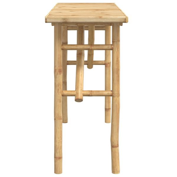 vidaXL Mesa consola 115x39x75 cm bambu