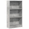 vidaXL Estante 60x24x109 cm derivados de madeira cinzento cimento