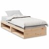vidaXL Sof&aacute;-cama sem colch&atilde;o 90x190 cm madeira de pinho maci&ccedil;a