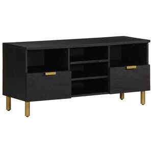 vidaXL M&oacute;vel de TV 100x33x46 cm derivados de madeira preto