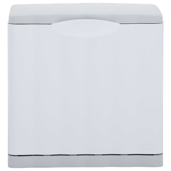vidaXL Caixote de separa&ccedil;&atilde;o de res&iacute;duos 20 L 40x30x40 cm branco