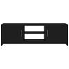 vidaXL Móvel de TV 120x30x37,5 cm contraplacado preto