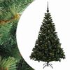 vidaXL &Aacute;rvore de Natal artificial com bolas 120 cm 150 LED