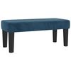 vidaXL Banco 70x30x30 cm veludo azul-escuro