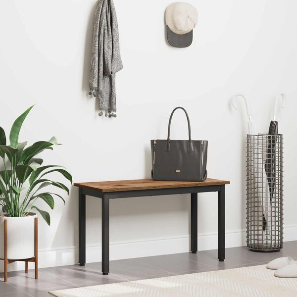 vidaXL banco Madeira antiga 80 x 35 x 45 cm Madeira processada