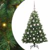 vidaXL &Aacute;rvore de Natal Artificial com 150 LEDs Verde 120 cm PE e PVC