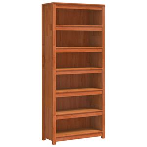 vidaXL Gabinete de Livros Marrom Cera 80 x 35 x 183 cm