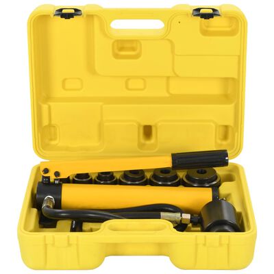 vidaXL Conjunto de ferramentas de engaste hidráulicas 22-60 mm