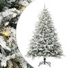 vidaXL &Aacute;rvore de Natal Artificial Pr&eacute;-iluminada com Conjunto de Bolas