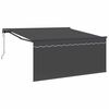 vidaXL Toldo retr&aacute;til Antracite 350 x 250 cm Poli&eacute;ster e Alum&iacute;nio