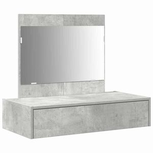 vidaXL Mesa de vestir Cinzeto 83 x 40 x 70 cm Derivados de Madeira