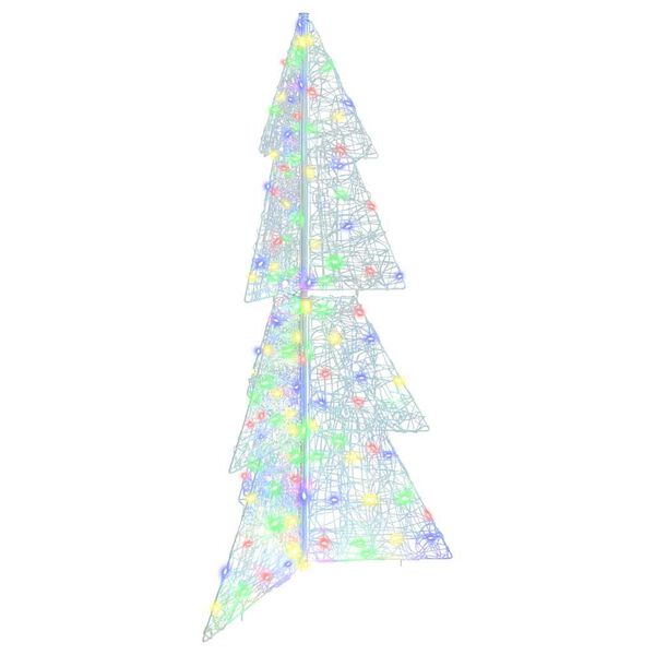 vidaXL &Aacute;rvore de Natal com 160 LEDs Multicolor 150 cm Acr&iacute;lo