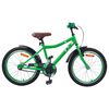 vidaXL Bicicleta Infantil 18 Polegadas para 5-7 anos Verde