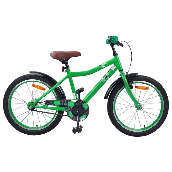 vidaXL Bicicleta Infantil 18 Polegadas para 5-7 anos Verde