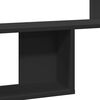 vidaXL Prateleira de parede 100x15x70 cm derivados de madeira preto