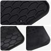 vidaXL Tapete de carro 4 pcs Preto Borracha