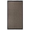 vidaXL Tapete de tecido plano para exterior 80x150 cm castanho-escuro