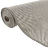 vidaXL Tapete/passadeira 80x250 cm aspeto sisal platina