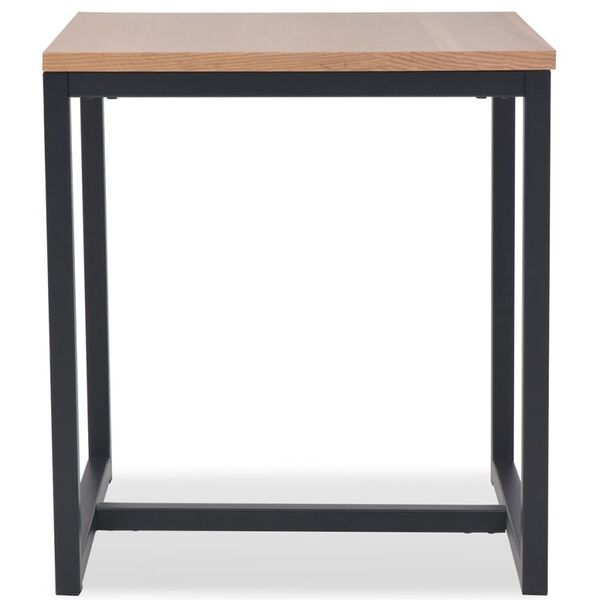 vidaXL Mesa de centro em madeira de freixo 48x48x53 cm