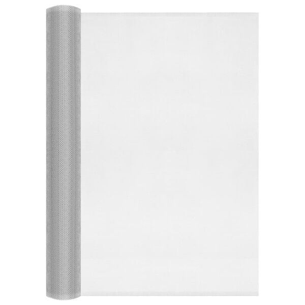 vidaXL Rede em alum&iacute;nio 60x1000 cm prateado