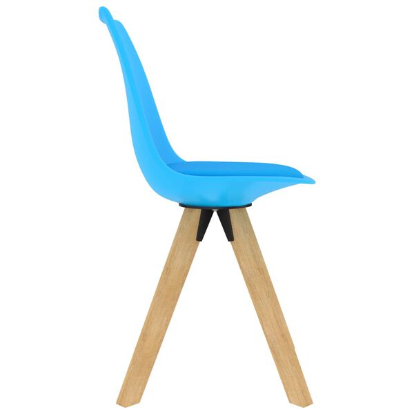 vidaXL Cadeiras de jantar 2 pcs azul