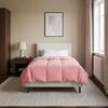 vidaXL Duvet de Ano Inteiro Colchonete Rosa 135 x 220 cm Microfibra
