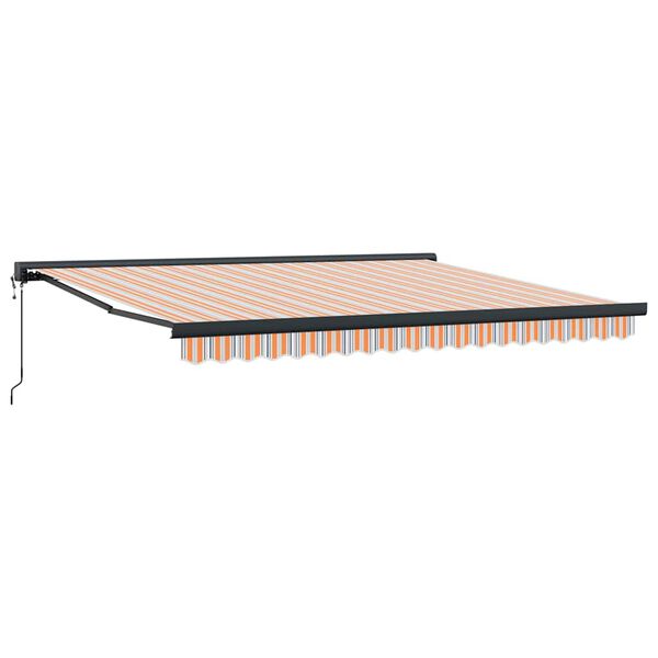 vidaXL Toldo Multicolor 400 &times; 300 cm Poli&eacute;ster e Alum&iacute;nio