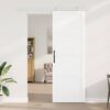vidaXL Porta Deslizante Branco 83 x 232 cm Madeira de Pinheiro S&oacute;lida