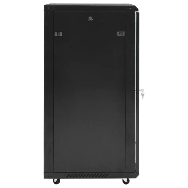 vidaXL Arm&aacute;rio de rede 22U com p&eacute;s girat&oacute;rios 19" IP20 60x60x120 cm